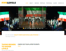 Tablet Screenshot of fivelevels.com